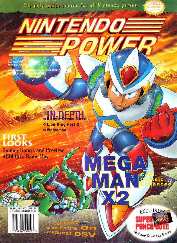 Nintendo Power Issue 069 (February 1995) cover